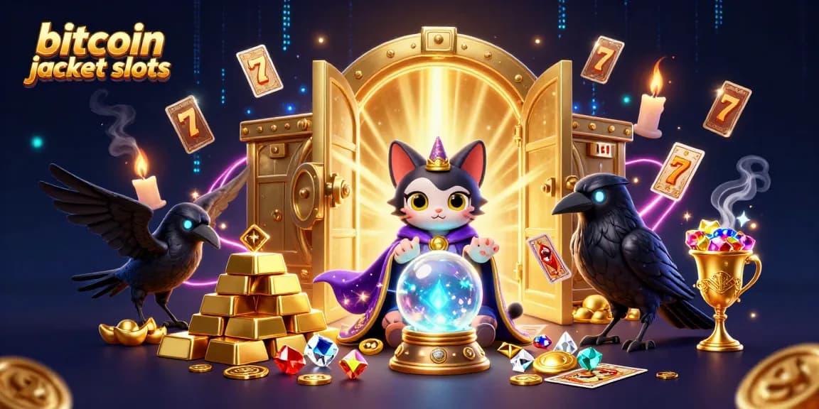 Spin the reels in stunning bitcoin jackpot slots surrounded by mystic characters.