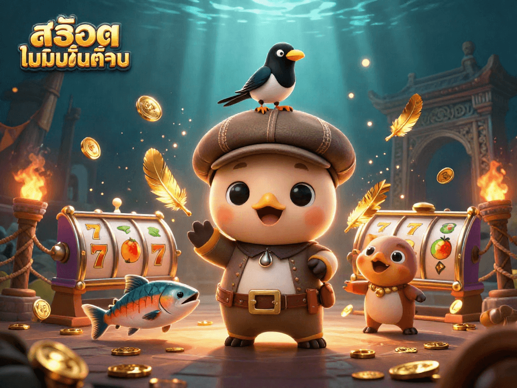 Engage with สล็อตไม่มีขั้นต่ำ as you spin reels with vibrant characters and dynamic casino elements.