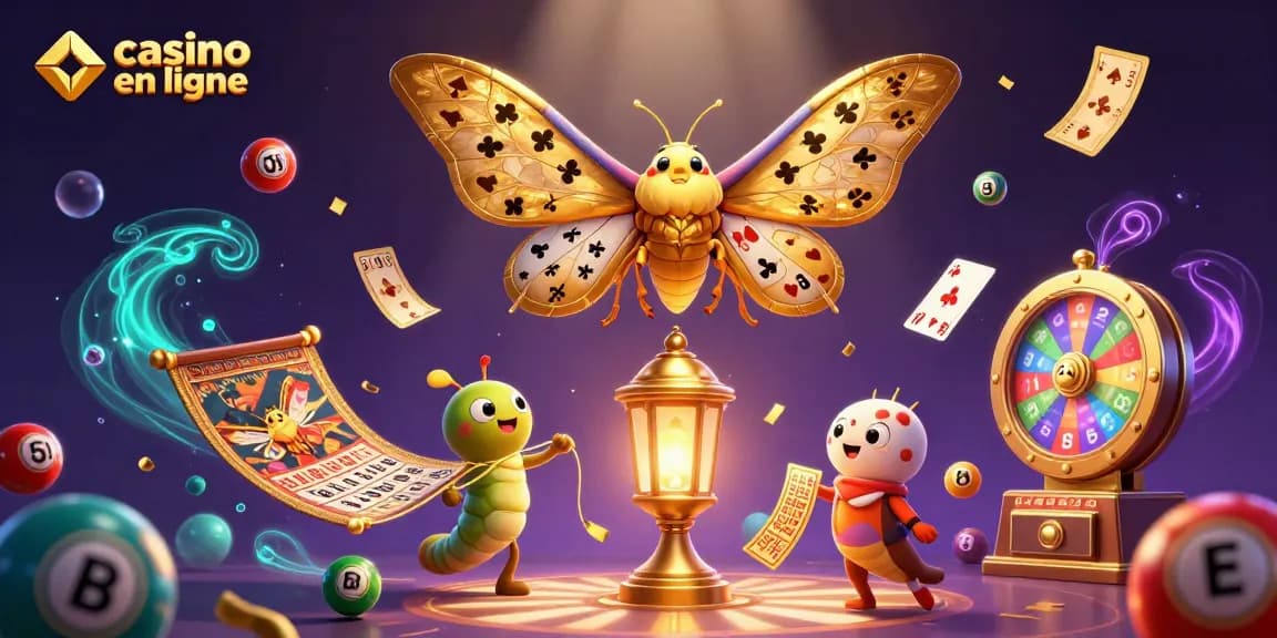 Découvrez le casino en ligne crypto avec des jeux captivants sur cette illustration dynamique.