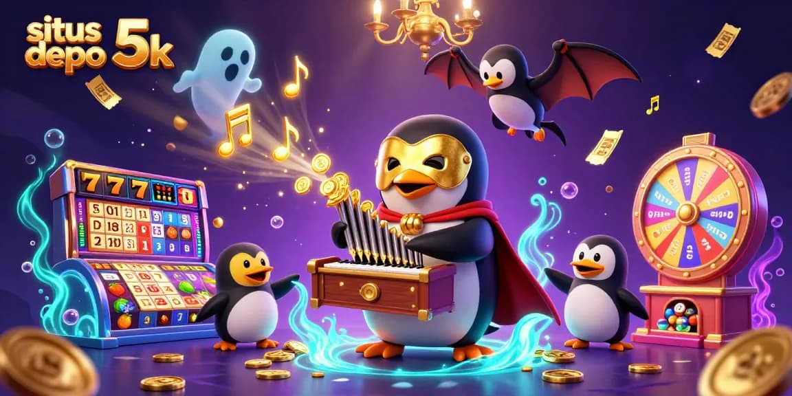 Menang di situs depo 5k dengan permainan slot yang menggiurkan dan peluang besar.