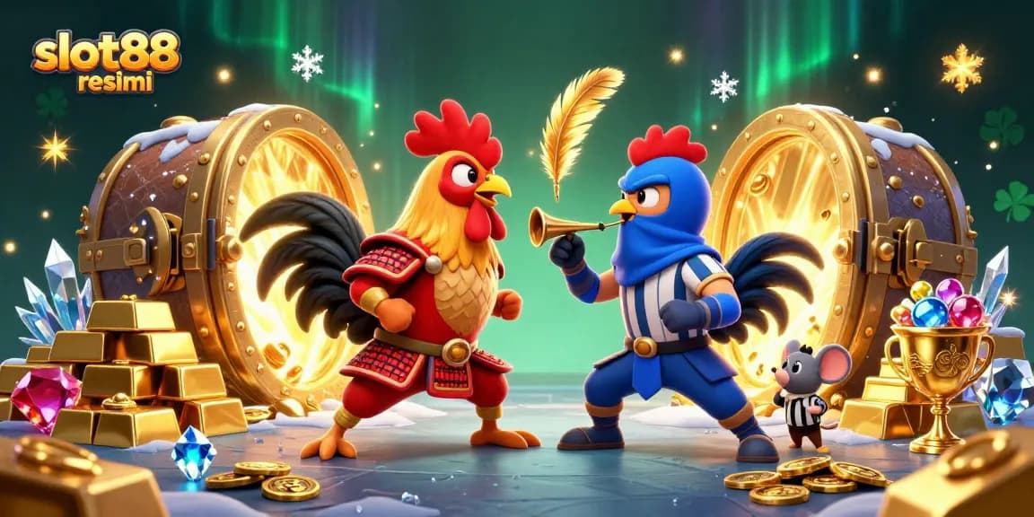 Rasakan kemenangan mendebarkan di slot88 resmi dengan ayam jantan dinamis dalam suasana kasino yang penuh aksi.