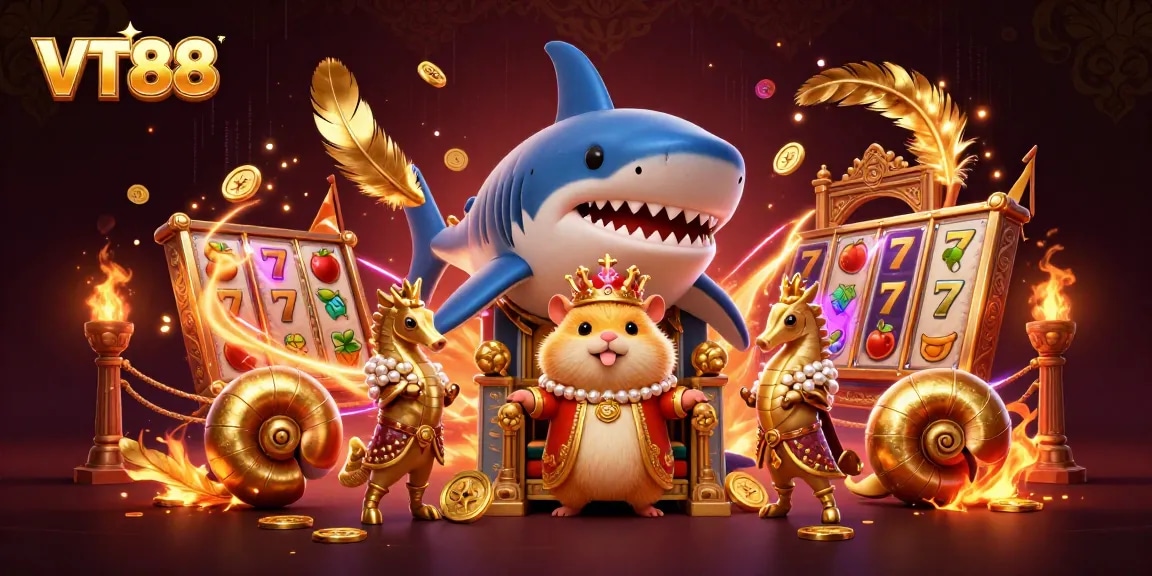 Place your bets with VT88, where vibrant animations illuminate the thrilling casino scene.