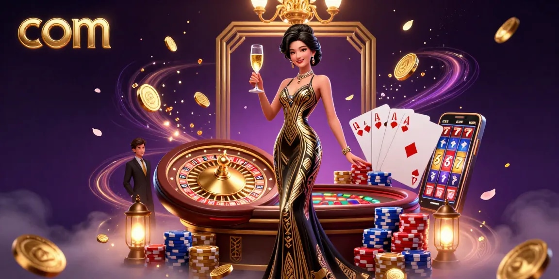 Experience thrilling gameplay at com with a glamorous atmosphere and vibrant casino elements.