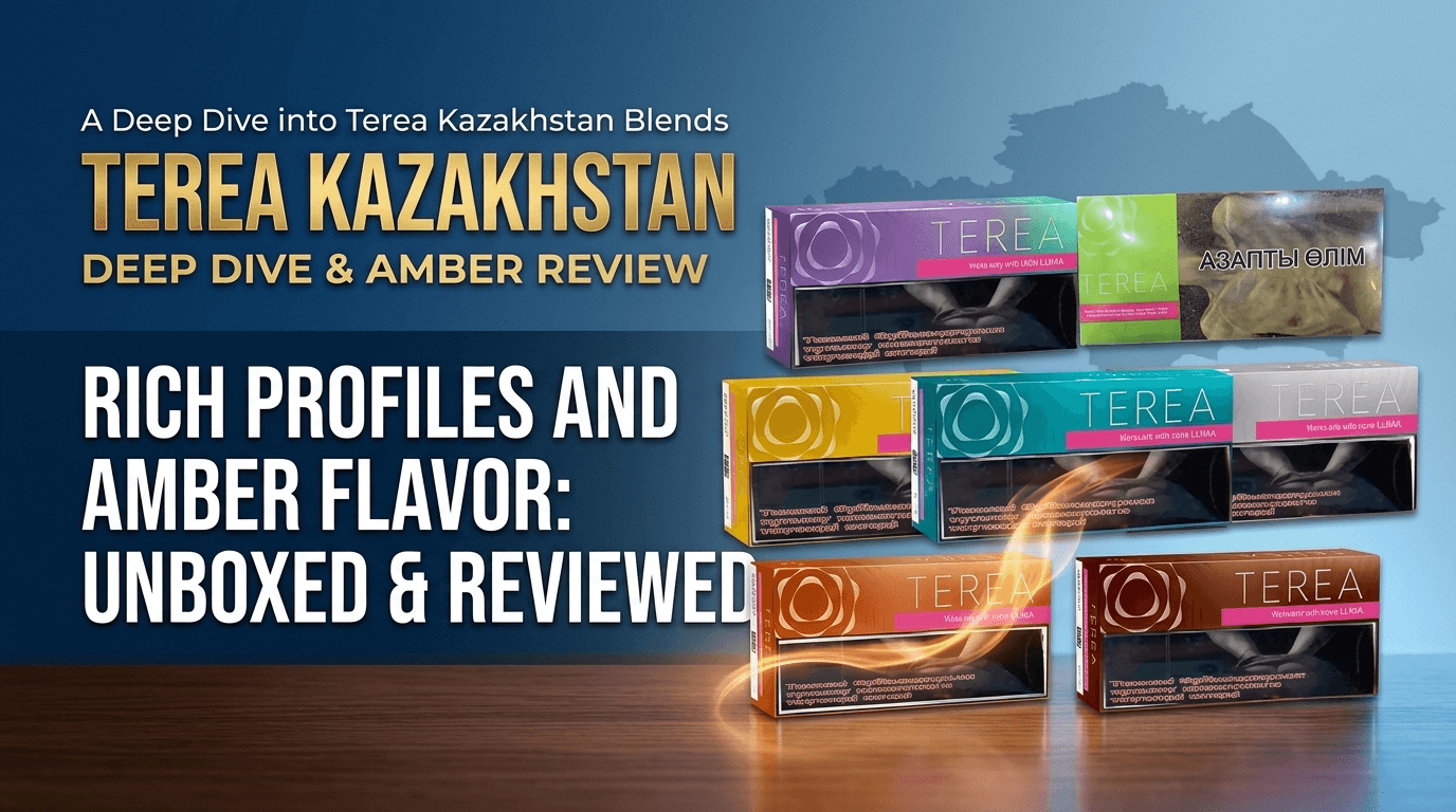 A Deep Dive into Terea Kazakhstan Blends: Reviewing the Rich Profiles and Amber Flavor