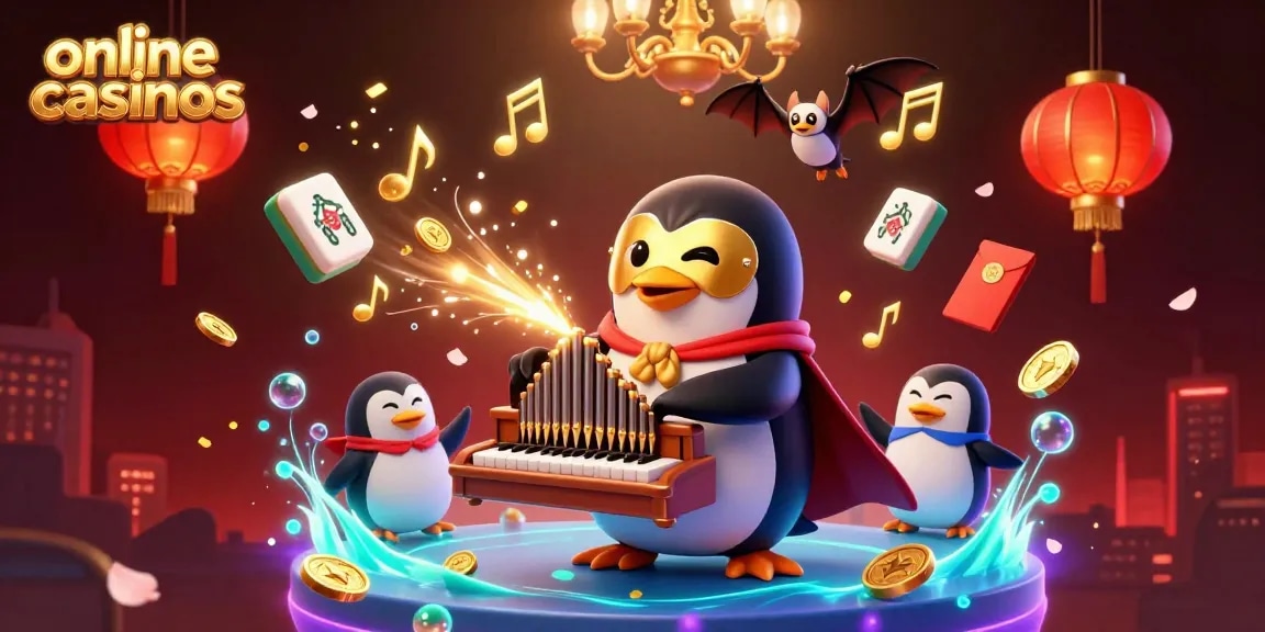 Experience captivating online casinos with vibrant 3D illustrations of poker and festive casino elements.