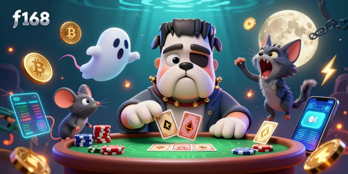Engage with the thrilling world of f168 casino games featuring whimsical characters and vibrant crypto elements.