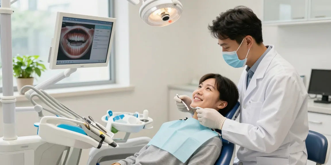 Visit a dentist in a welcoming clinic with professional care and comfort.