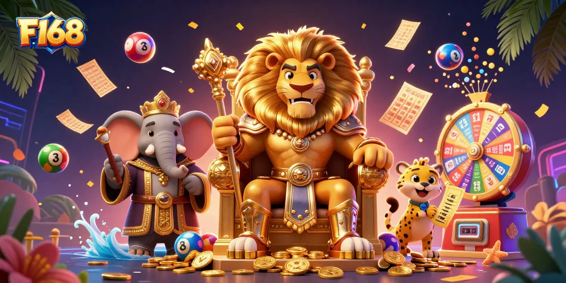 Experience excitement at F168 with vibrant lottery games and thrilling casino elements.