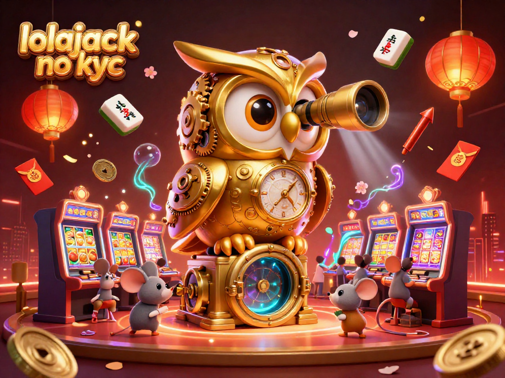 Experience thrilling gameplay at lolajack no kyc with an enchanting owl and vibrant casino elements.