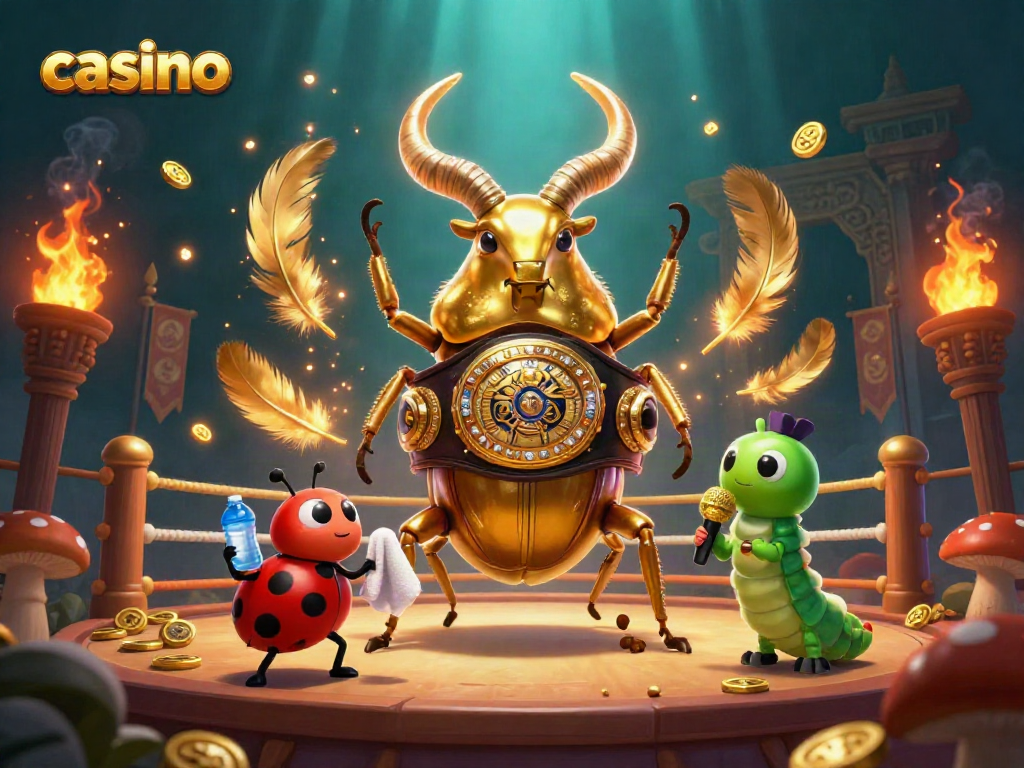Experience casino excitement in this dynamic scene with vibrant characters and engaging gambling elements.