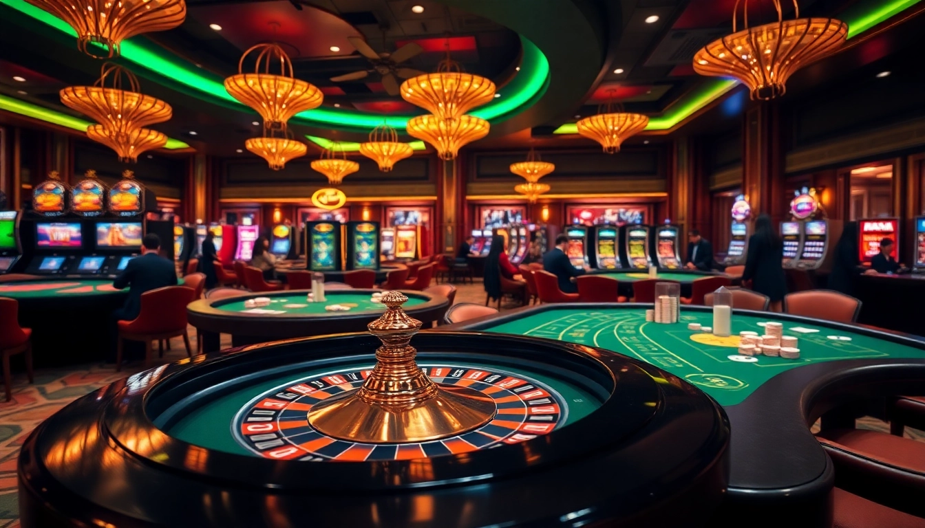 Experience the thrill of MM88 at a vibrant casino table filled with excitement and betting action.