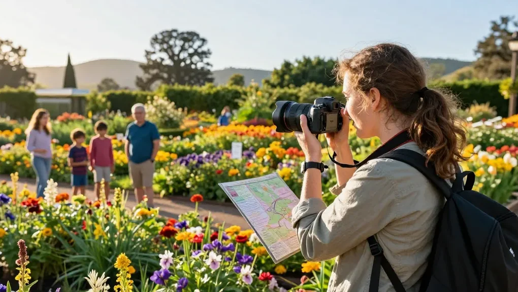 Discover beautiful flower landscapes at https://www.thecapayvalleygardentour.com during your Capay Valley experience.